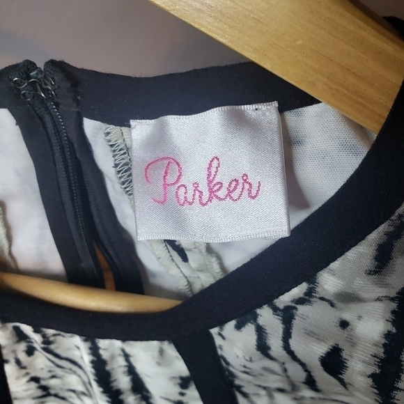 PARKER Zebra Print Peplum Top - Picture 5 of 8